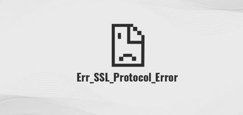 err ssl protocol hatası ve çözümü